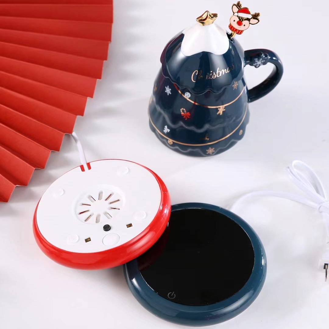 Navidad cálida taza cálida regalo de alto valor creativo de marca taza doméstica red taza de regalo set de taza de café