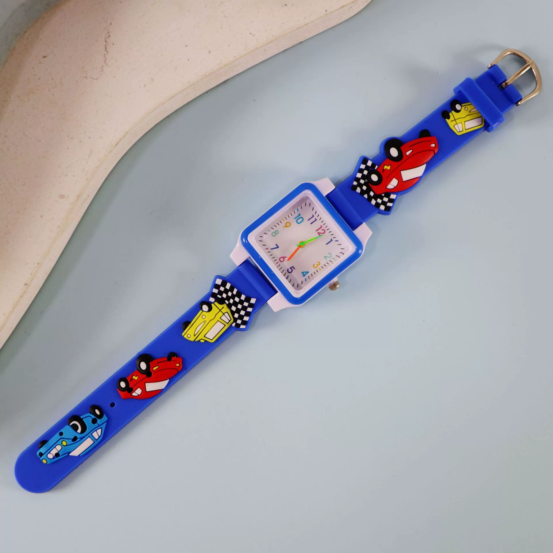 Silicone children's watch with gears, children's quartz watches