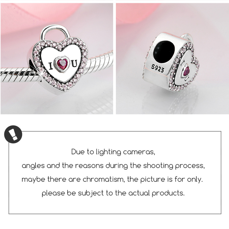 1 Piece Silver Zircon Heart Shape display picture 4