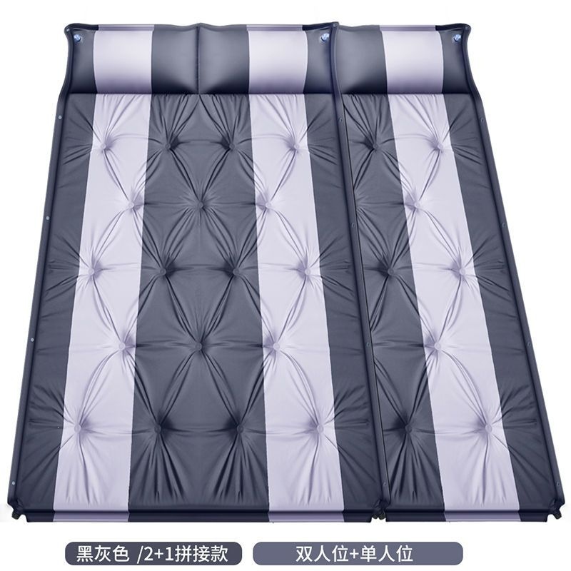 Fully automatic inflatable mattress for camping tents, moisture-proof pad, outdoor inflatable sleeping pad, can be spliced and widened