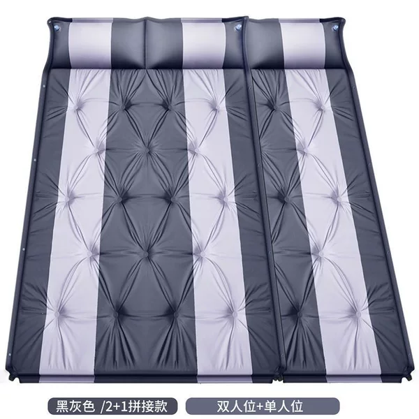 Fully automatic inflatable mattress for camping tents, moisture-proof pad, outdoor inflatable sleeping pad, can be spliced and widened