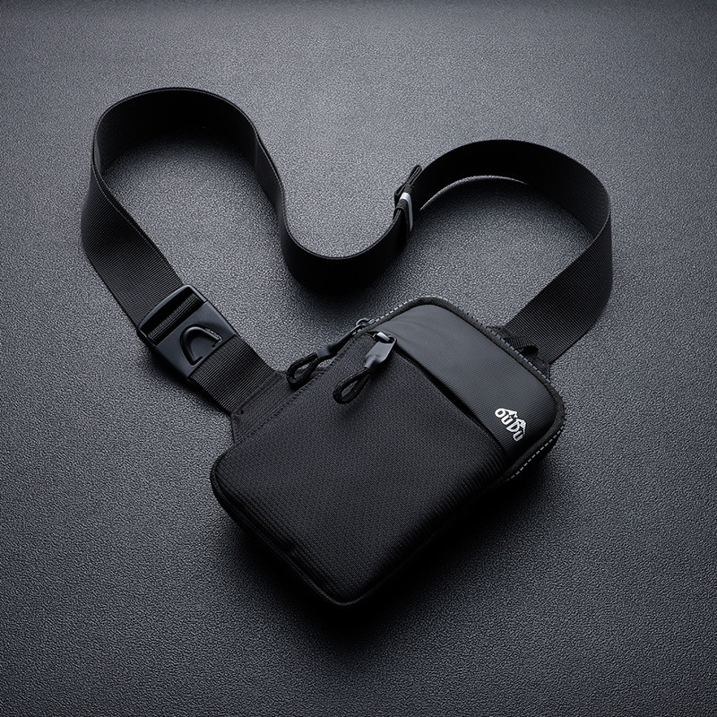 Cross-border New Men's Shoulder Crossbody Bag Mini Waterproof Mobile Phone Chest Bag Outdoor Sports Fitness Bag Women's Waist Bag