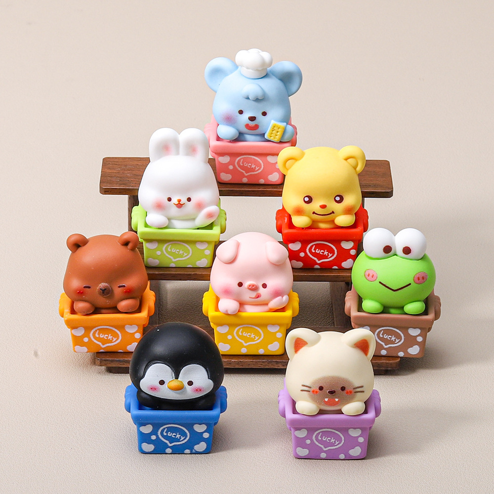 在庫一掃特恵対触部品立体アニメデスクトップ夜光小物diyアクセサリー樹脂アクセサリー