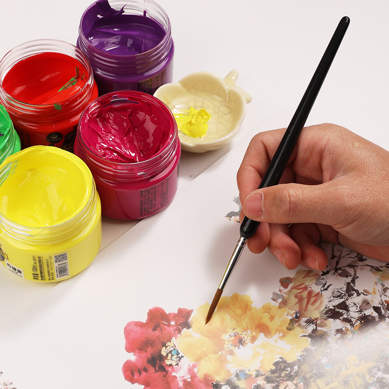 Bolígrafo de línea de gancho de lobo personalizado, pincel de trazo de dibujo, bolígrafo de línea de gancho extremadamente fino, herramientas de dibujo especiales de arte, bolígrafo de gancho de trazo