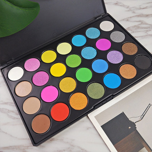 Internet Celebrity 28 Color Children Stage Makeup Eye Shadow Watch Performance Studio Training School Special Pearlescent Matte Color Makeup Plate