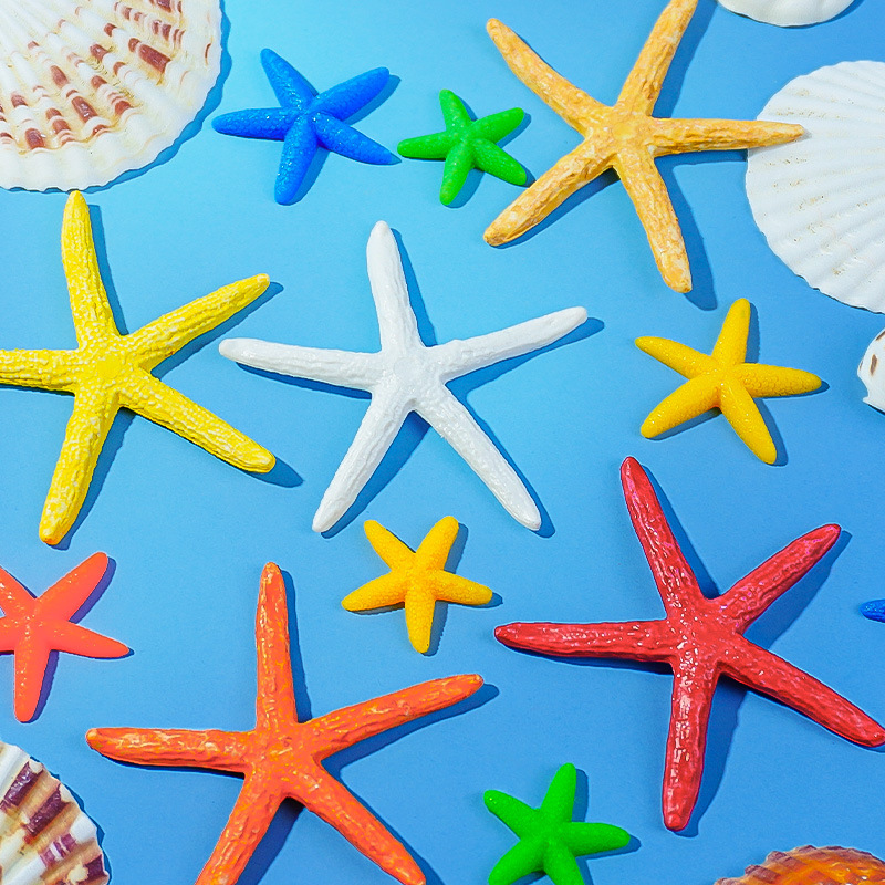 Estrellas de mar y coral real para decoración de acuarios, plantas acuáticas ornamentales, compañeros de peces, paisajes de peces y camarones, paquete pequeño en stock image 4