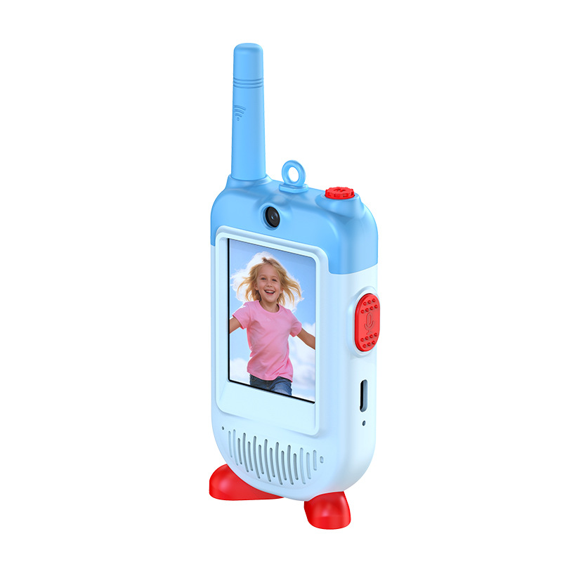 Transfronterizos 3 generaciones de niños video intercomunicación inalámbrica al aire libre juguetes interactivos video intercomunicación regalos de vacaciones