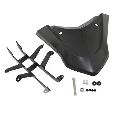 Suitable for Yamaha Tenere 700 XTZ modified motorcycle front beak beak front fender (Motorcycle Fender) - black