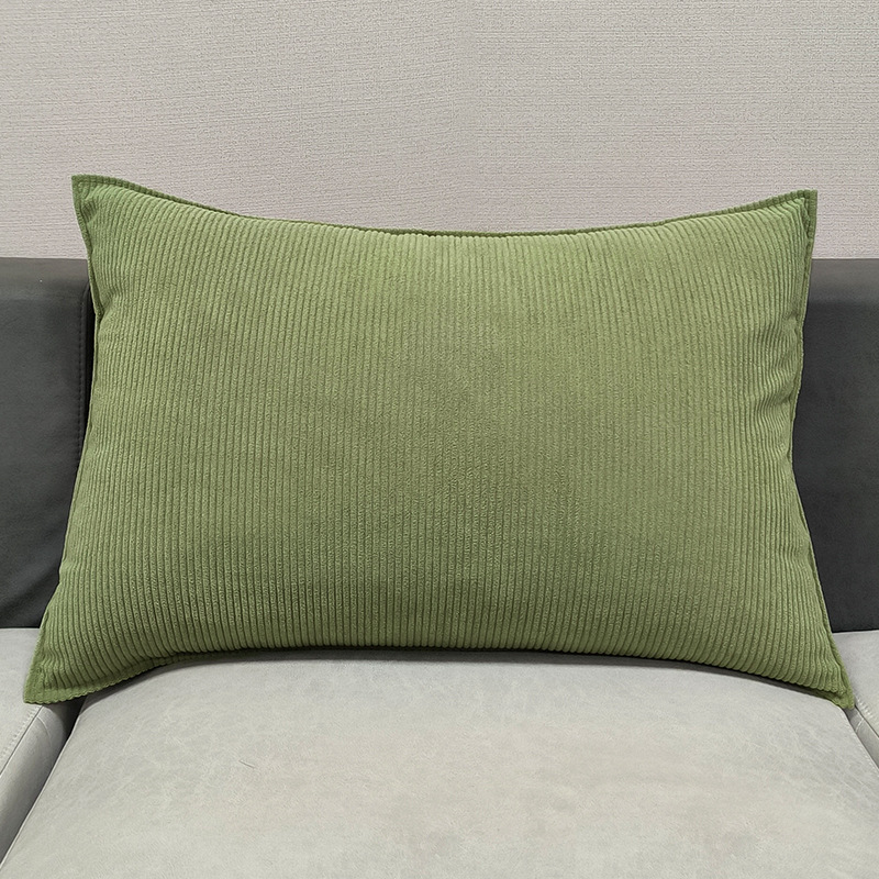 新品コーデュロイ長方形ソファクッション抱き枕大クッションリビングベッドバックカバー高級感