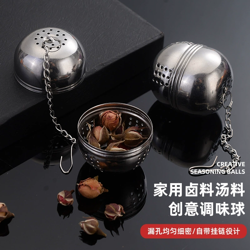 Креативный Многофункциональный шарик для приправ из нержавеющей стали в форме яйца суп рагу мясо Чайный фильтр сетка ресторанная коробка для приправ и специй