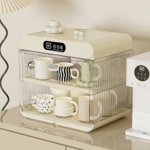 带盖家用餐具盘沥水碗架烘干置物架厨房消毒碗碟收纳架碗筷收纳盒