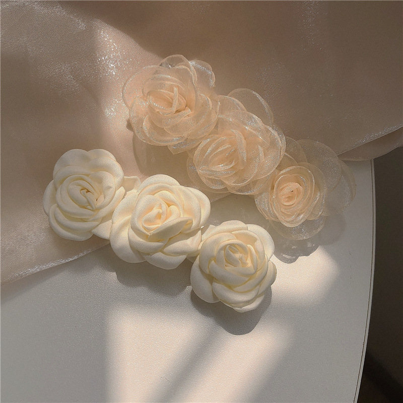 Kamelie Super Fee Sommer Neue Blume Rückseite des Kopfes Top Clip Wenig Duft Stil High-End Nische Haar Zubehör Für_voghion.com