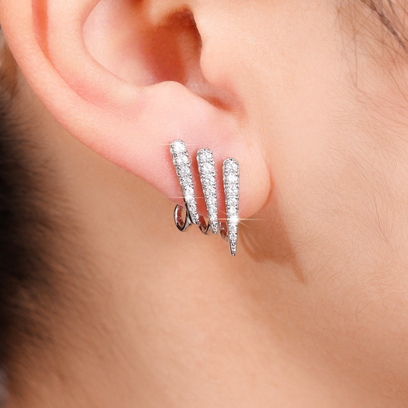 Unique Ear Studs For Women Elegant Minimalist Drop Earrings Autumn_voghion.com