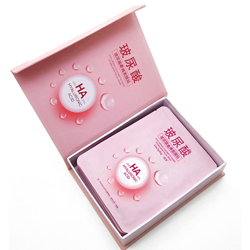 Yizhichun máscara de ácido hialurónico hidratante, hidratante, tierna, suave, hidratante de la piel, cuidado de la piel máscara en caja productos genuinos al por mayor