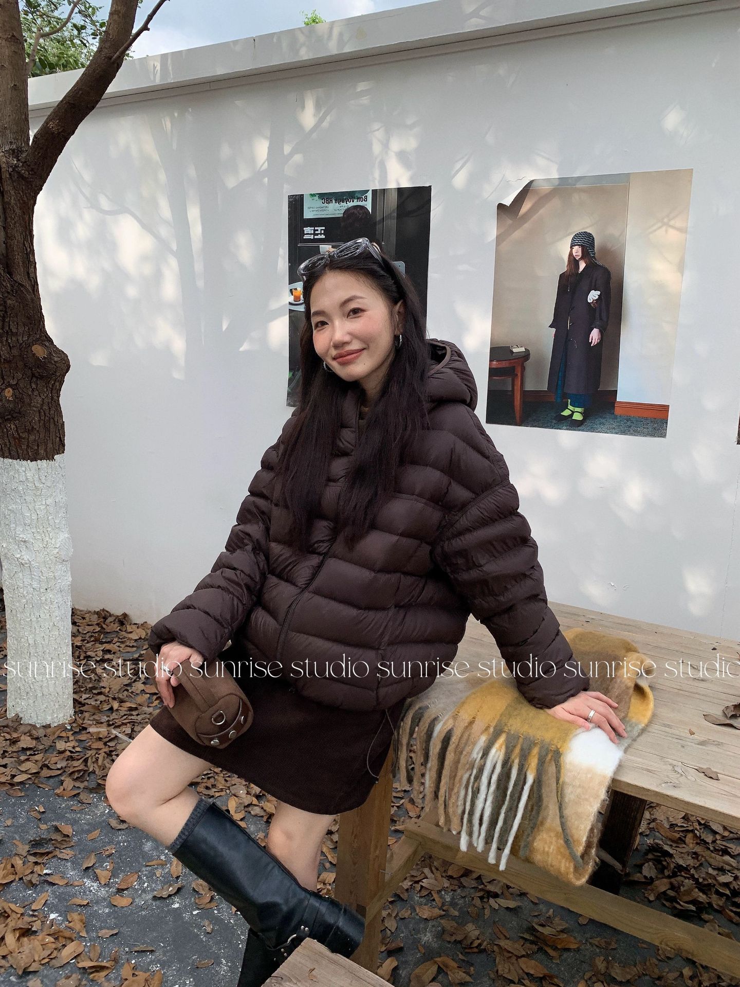 커피색