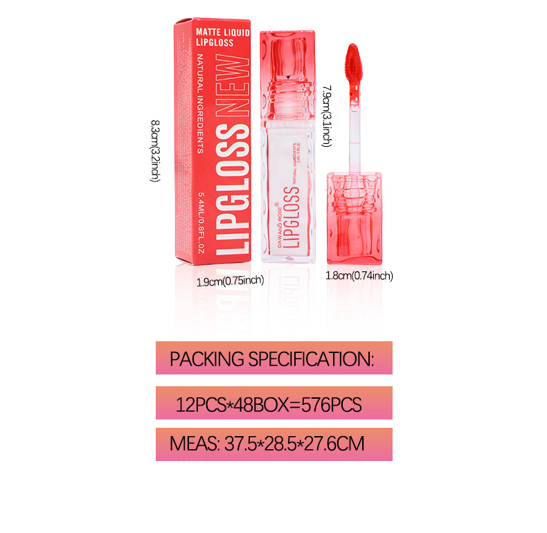 Velvet Matte Liquid Lipstick Nude Waterproof Long-lasting Gloss_voghion.com