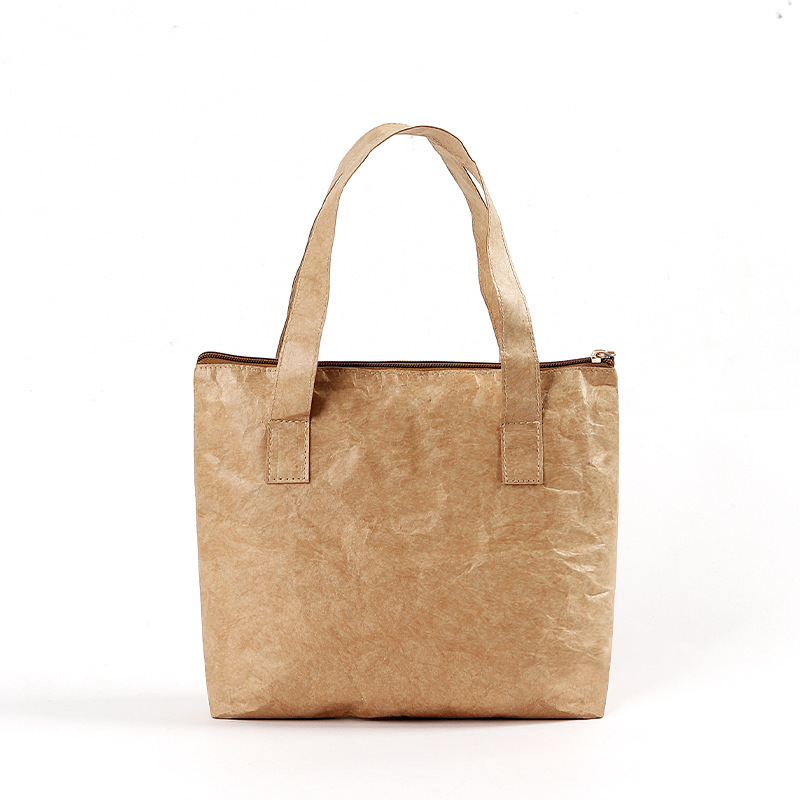 跨境特卫强杜邦纸袋Tyvek文创防水耐撕收纳手提包印logo