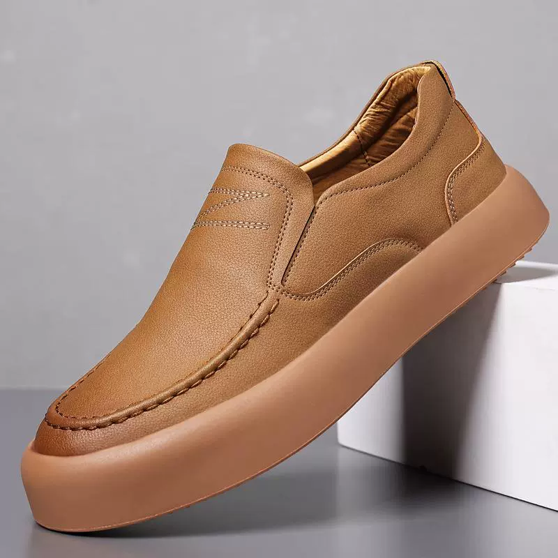 Деловая кожаная обувь на мягкой подошве, Молодежные туфли Martin в стиле ретро с низким верхом, рабочая одежда в Корейском стиле, походная обувь, универсальные туфли с ревенем