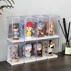 ブラインドボックス収納ディスプレイスタンドポップマートフィギュアシングル人形収納ボックスアクリルバブルマート卸売