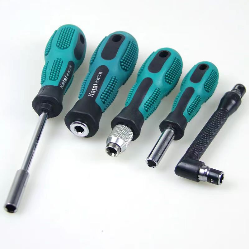 螺丝刀接头工具 风批头改锥6.35MM接杆套筒1/4批头手柄转接杆