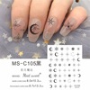 Platinum adhesive waterproof nail stickers, fake nails for nails, sticker