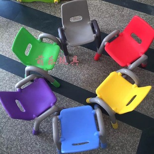 Factory wholesale thickened children's plastic tables and chairs early education training armchairs kindergarten table chair stool