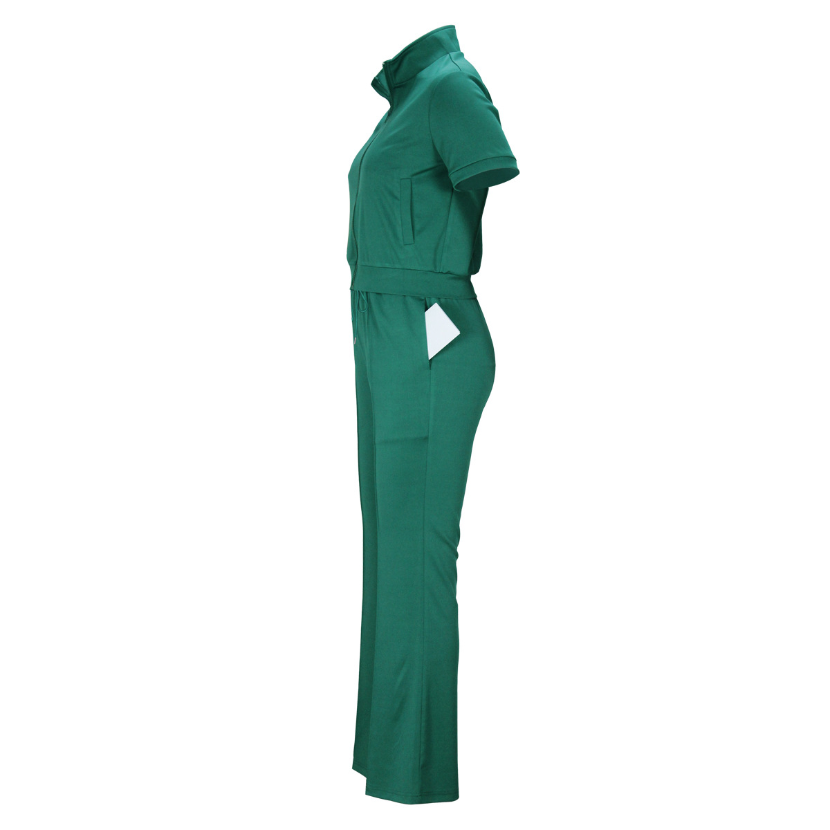 Women Clothing Spring Summer Short Sleeve Zipper Top Suit Pants Casual Two Piece Suit 11 Women Clothing Spring Summer Short Sleeve Zipper Top Suit Pants Casual Two Piece Suit