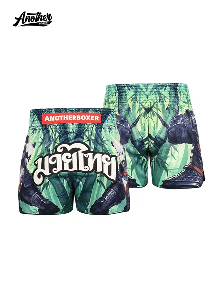 Anotherboxer New Bamboo Forest Bear Adult Men's and Women's Fighting Shorts Muay Thai Free Fighting Ufc