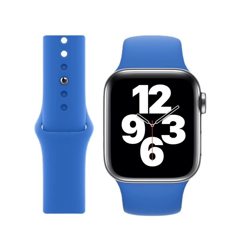 Подходит к iWatch Apple S10987SEUltra классическая монохромная силиконовая ремешок для часов