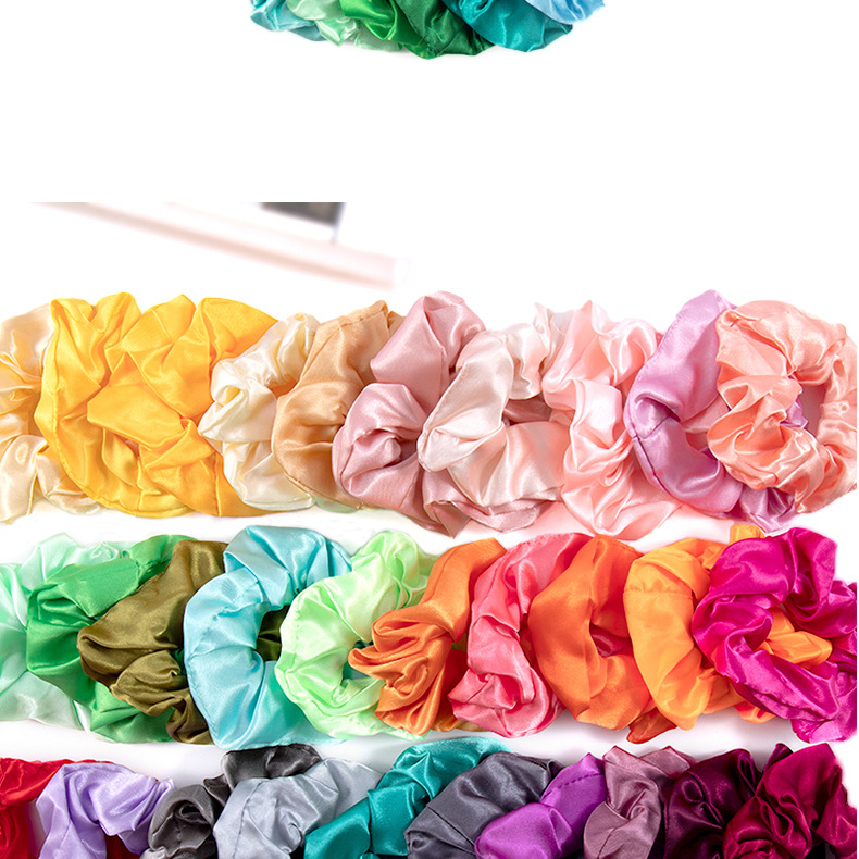 Simple Style Solid Color Cloth Hair Tie display picture 1