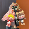 Cute keychain for beloved, cartoon doll suitable for men and women, pendant, Birthday gift, wholesale