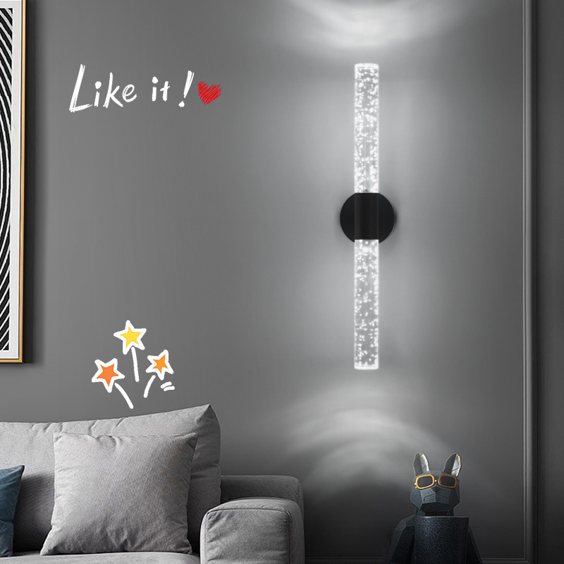 Transfronterizo interior lámpara de pared simple sala de estar moderna pared de fondo pasillo escalera lámpara de cabecera de cama