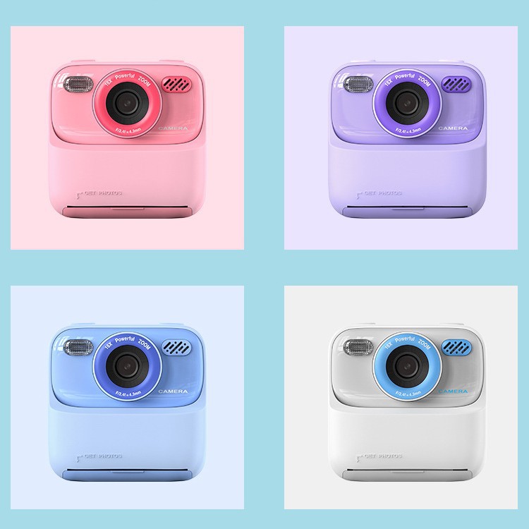 Amazon's Best-Selling Polaroid Children's Camera Can Take Photos and Videos and Automatically Outputs Photos Directly. Color Camera