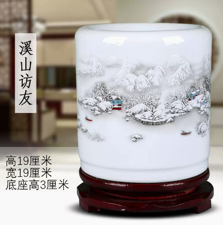 05 대형 사이즈, 높이 19cm, 입 19cm, 베이스 포함