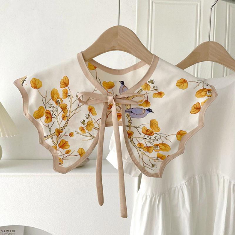 Nuevo chal protector solar de verano de las mujeres al aire libre con aire acondicionado decoración de la habitación chaleco de protección del cuello pequeña bufanda falsa bufanda anudada