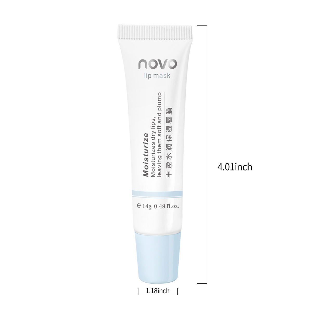 NOVO Plump and Hydrating Lip Mask Moisturizes, hydrates, reduces lip lines, prevents dryness and cracking, and removes dead skin for lip care undefined