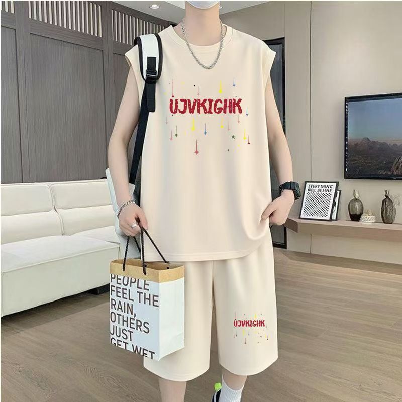 In-Stock Youth Vest Set, Thin, Non-Pilling, Quick-Dry, Breathable, Sleeveless Sports Vest Set for Men In-Stock Youth Vest Set, Thin, Non-Pilling, Quick-Dry, Breathable, Sleeveless Sports Vest Set for Men