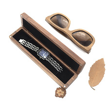 复古手工黑胡桃长条女士手表盒便携收纳简约表盒礼品包装木盒实木