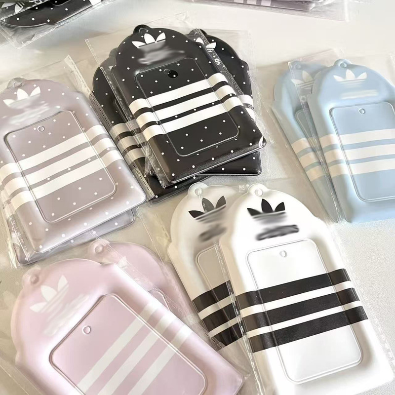[6-Color Polka Dot Style] New Sports-Style DIY Pvc Card Holder Collection for Fans of K-Pop 3inch Small Cards, Meal Cards, Campus Cards
