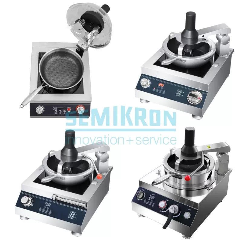 赛米控炒菜全自动机炒饭连锁快餐店食堂自动商用厨房设备