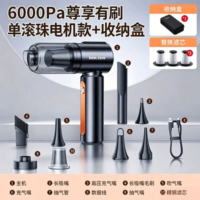 that combines blowing and suction, and is – Tozsoranlar - a5-handheld-vacuum-cleaner-with-brush-and-single-ball-bearing-motor-2-filter-cartridges-1-storage-box