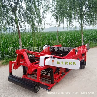 2023新款滚网花生收获机起垄或者平地花生收获机大宽幅起花生机效