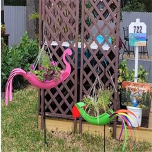�羳����Flying Parrot Flower Pot ��ɫ���Ļ���԰��װ�ΰڼ�