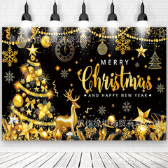 Amazon temu ホット販売赤い雪だるまクリスマス背景布バナークリスマスパーティー装飾旗布