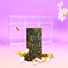 3连10格长方形排块迪拜巧克力模具透明PC硬质塑料模具diy烘焙工具