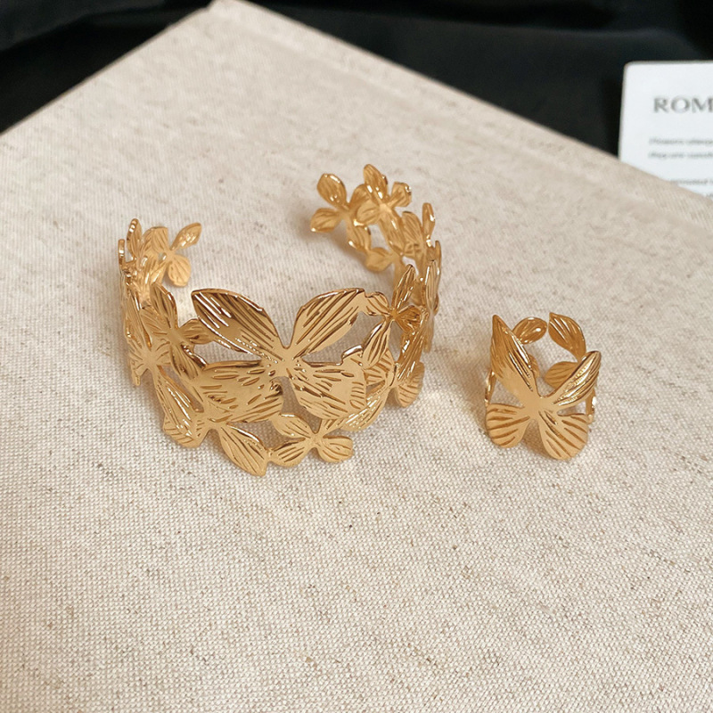 29#Bracelet-gold (set of two)