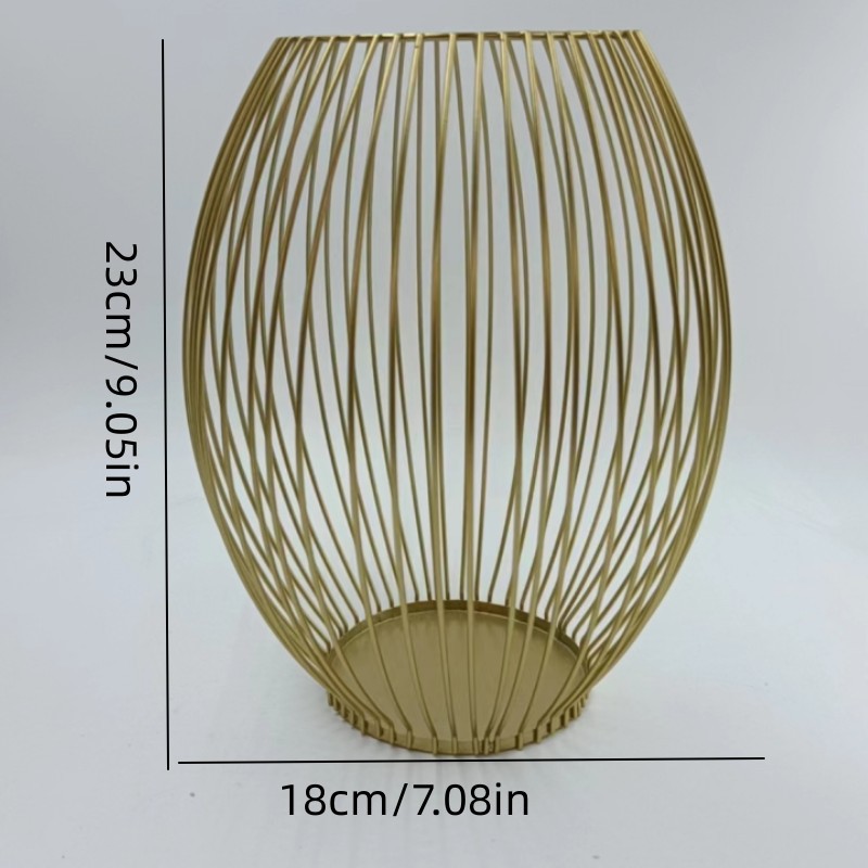 Vela de Amazon transfronteriza Spot Venta caliente Decoración del hogar Artesanía de metal de hierro forjado de estilo europeo Decoración de sala de estar