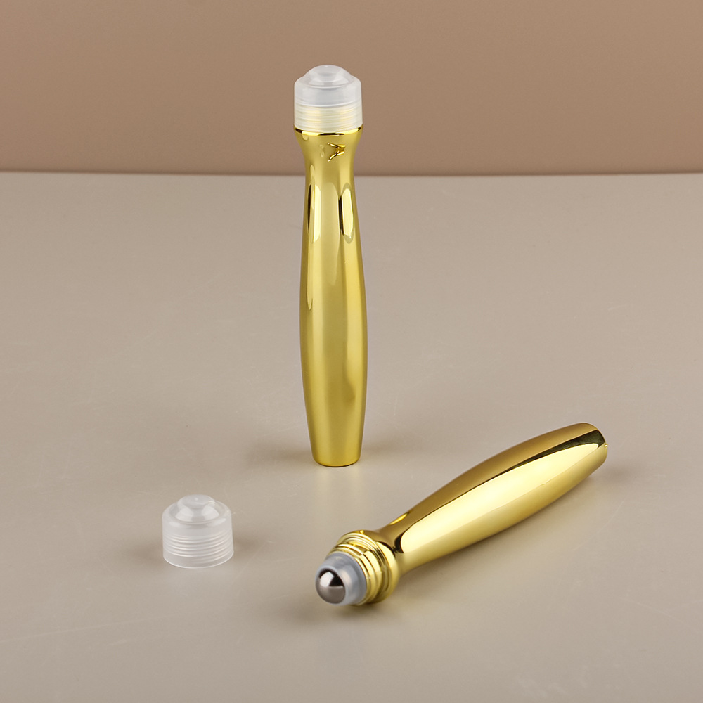 爆款钢珠15ml止汗滚珠瓶 精华眼霜瓶便携分装按摩走珠香水塑料瓶