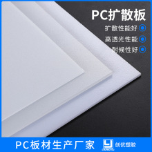 厂家供应PC扩散板单砂扩散板PC磨砂扩散板 LED面板灯扩散板 批发