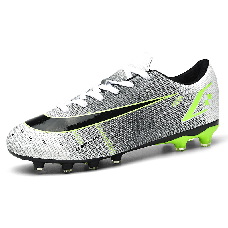 Zapatos de fútbol de uñas largas para hombres zapatos de entrenamiento de uñas cortas TF uñas rotas malla de verano estudiante transpirable tamaño adulto zapatos de prueba de cuerpo antideslizante